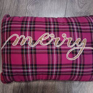 Pier 1 "Merry" Christmas pillow